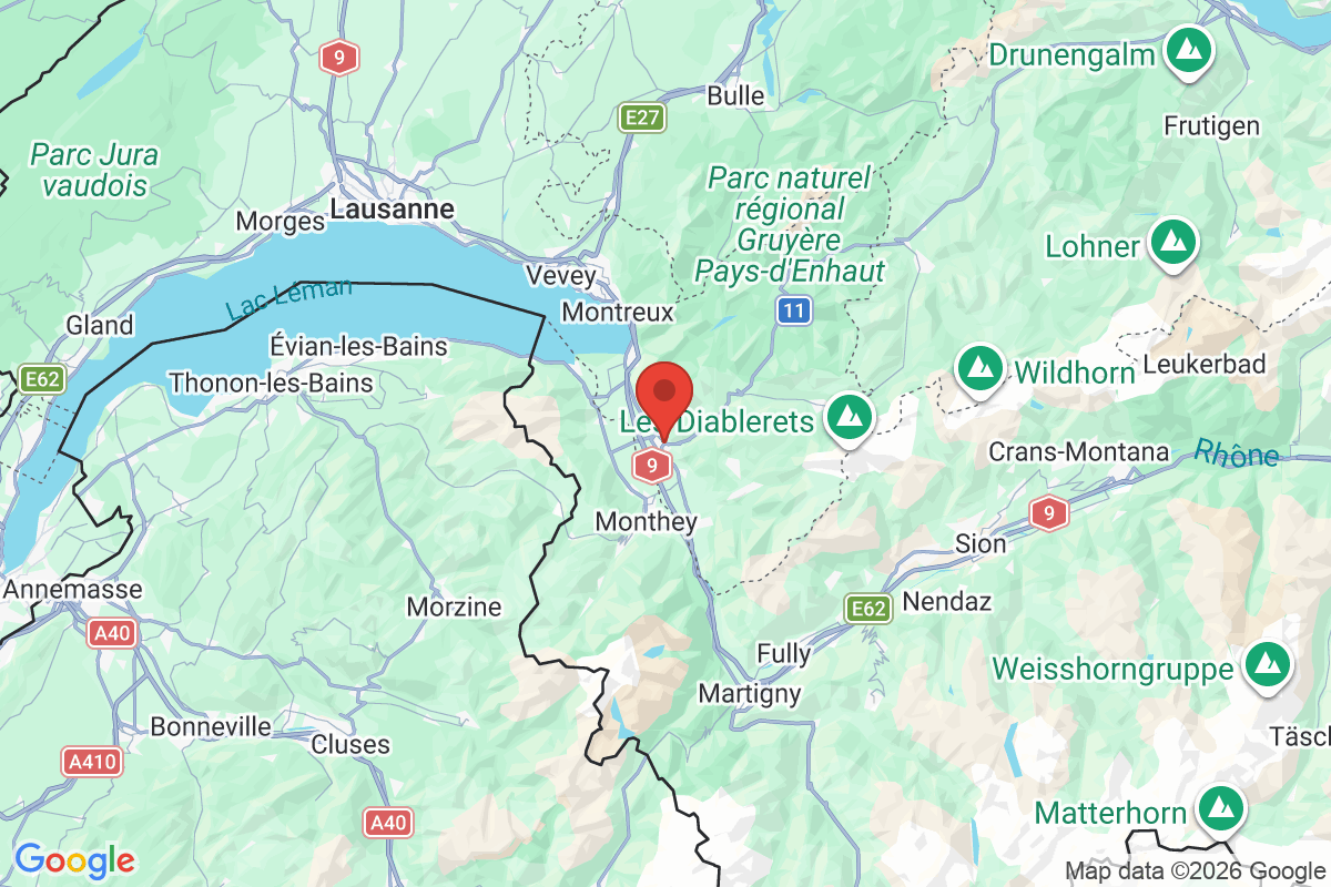 Carte de l'activité