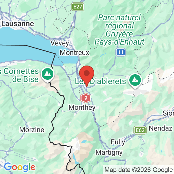 Carte de l'activité