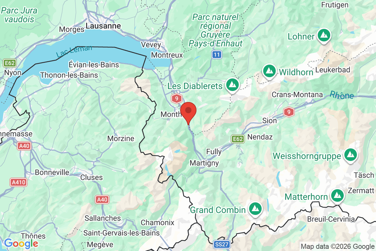 Carte de l'activité