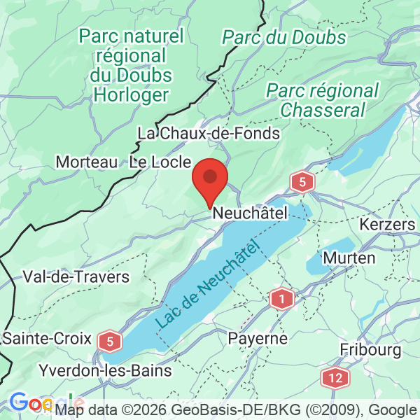 Carte de l'activité