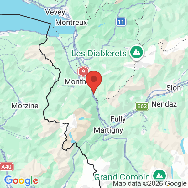 Carte de l'activité