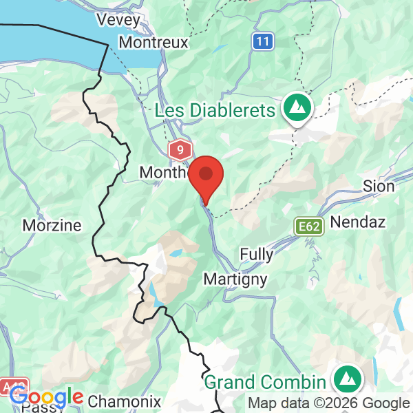Carte de l'activité