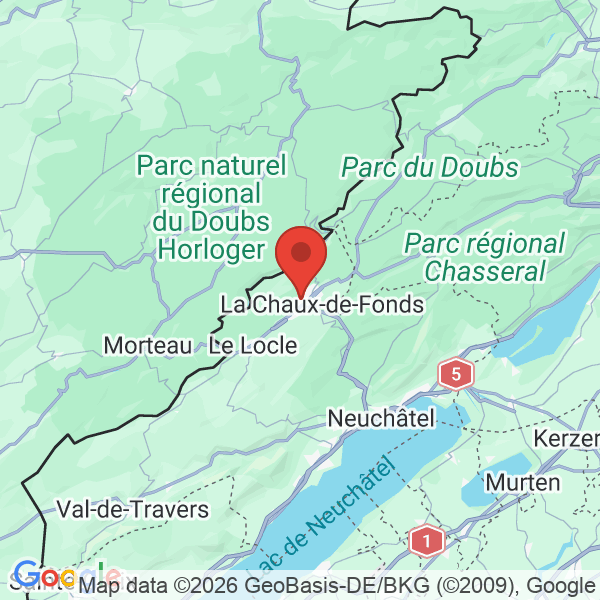 Carte de l'activité