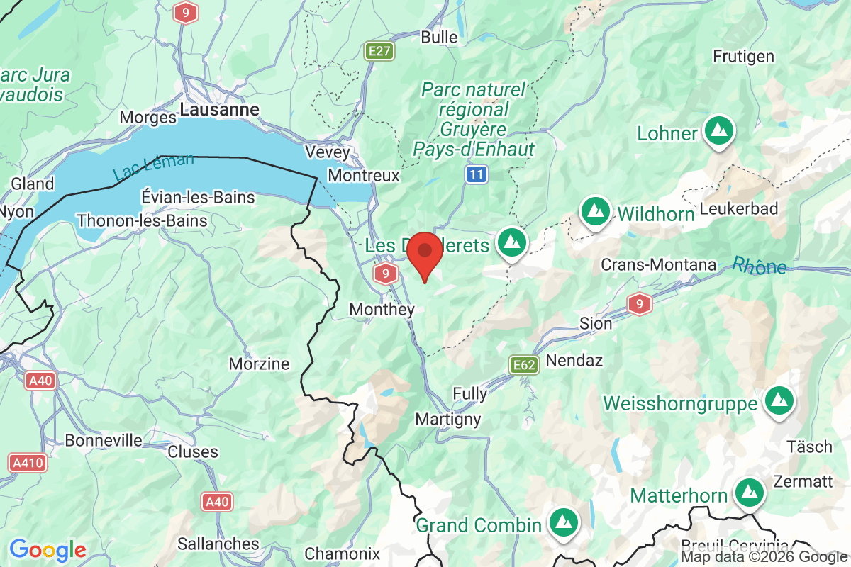 Carte de l'activité
