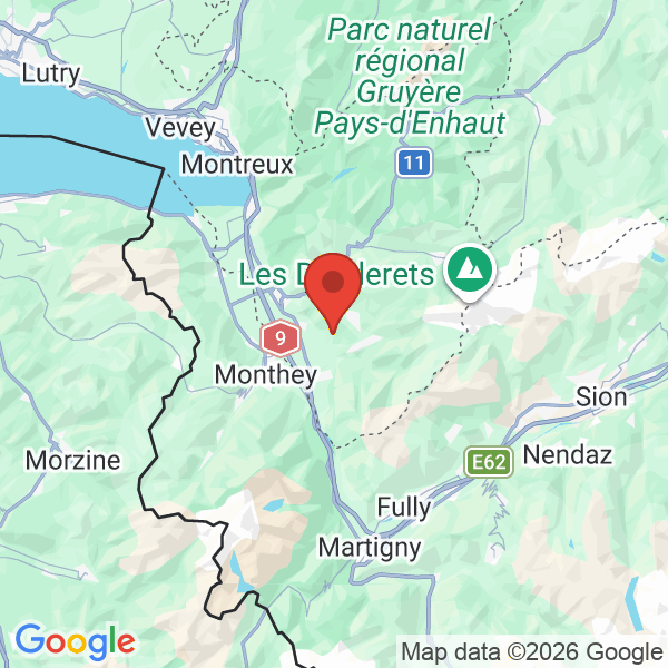Carte de l'activité
