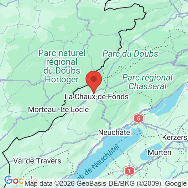 Carte de l'activité