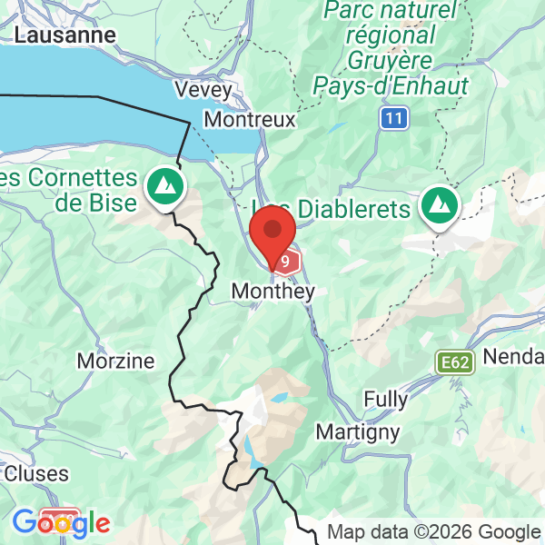Carte de l'activité