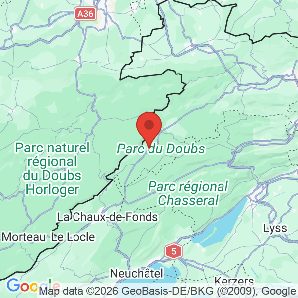 Carte de l'activité