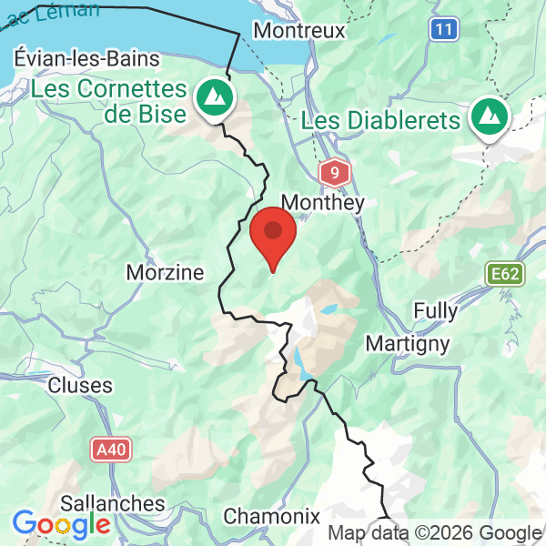 Carte de l'activité