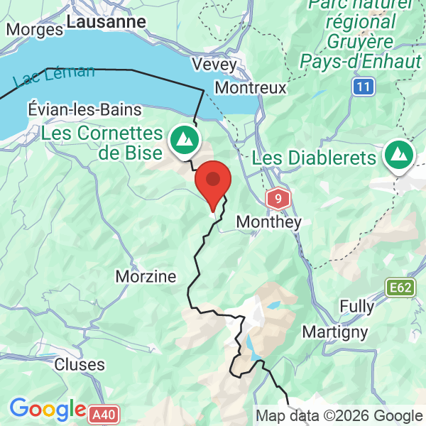 Carte de l'activité