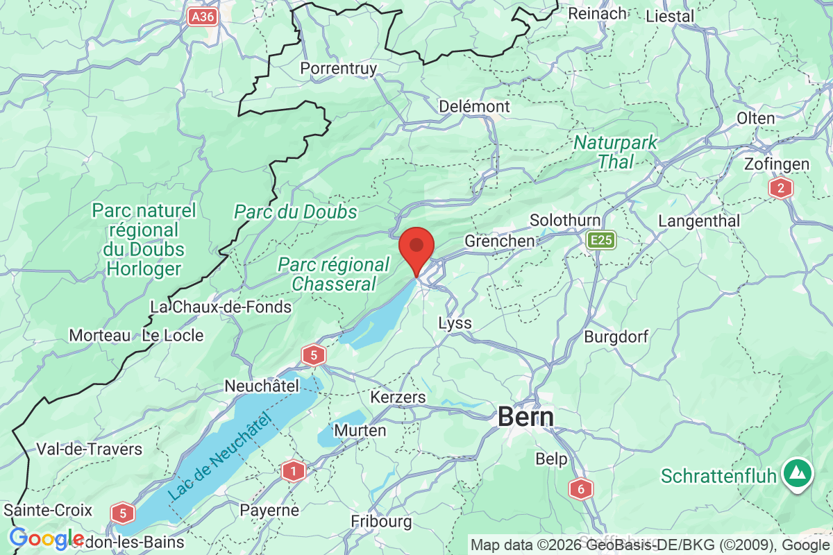 Carte de l'activité
