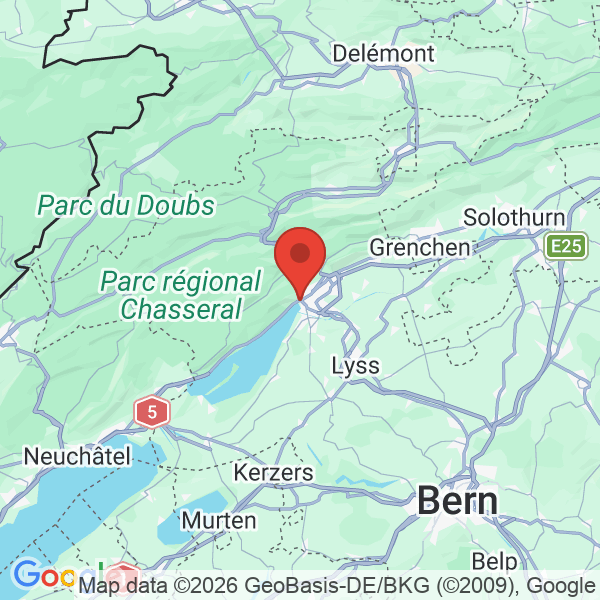 Carte de l'activité