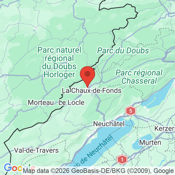 Carte de l'activité