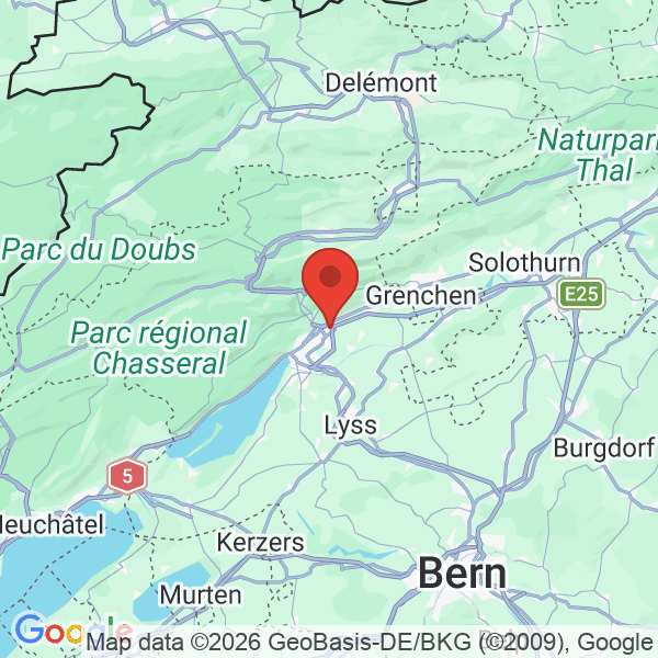Carte de l'activité
