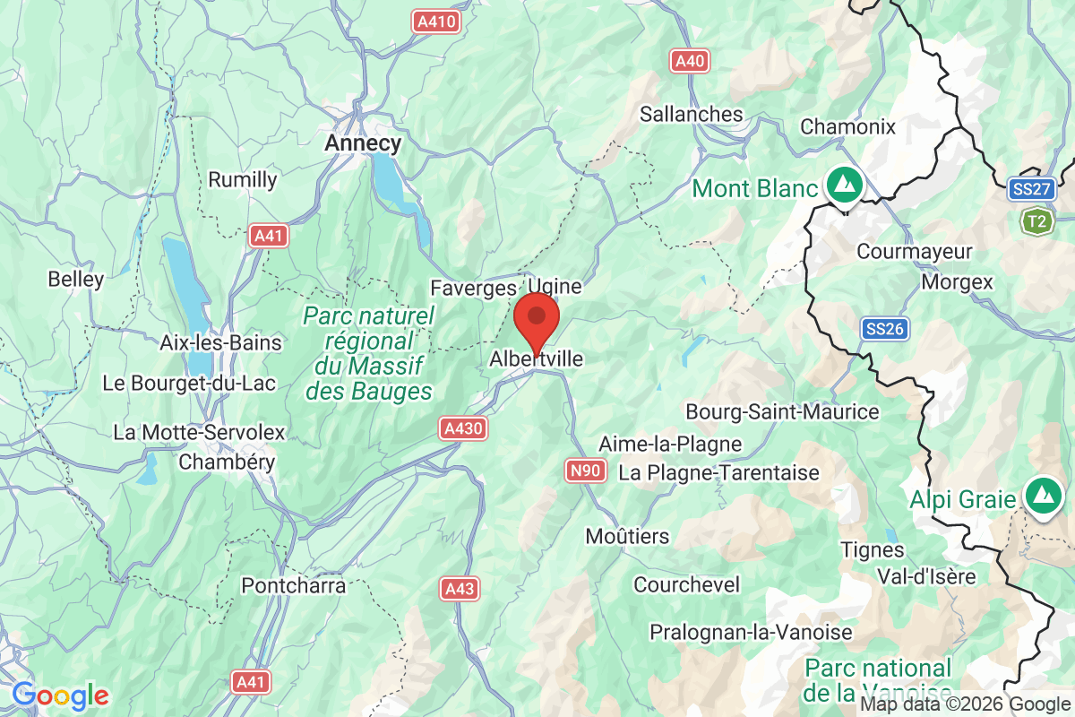 Carte de l'activité