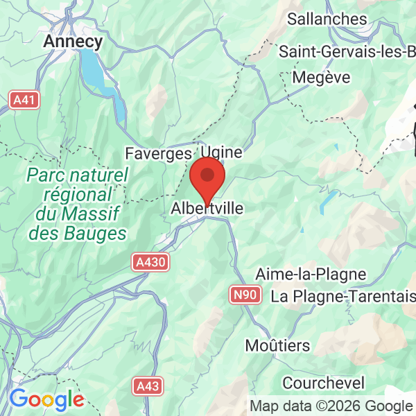 Carte de l'activité