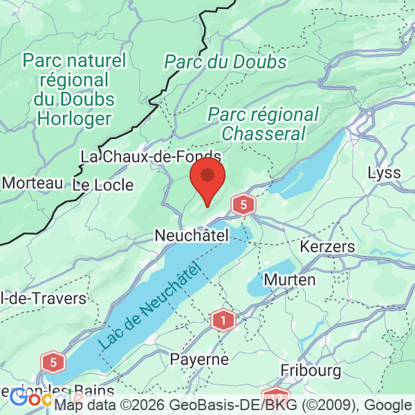 Carte de l'activité