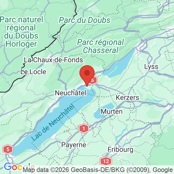 Carte de l'activité