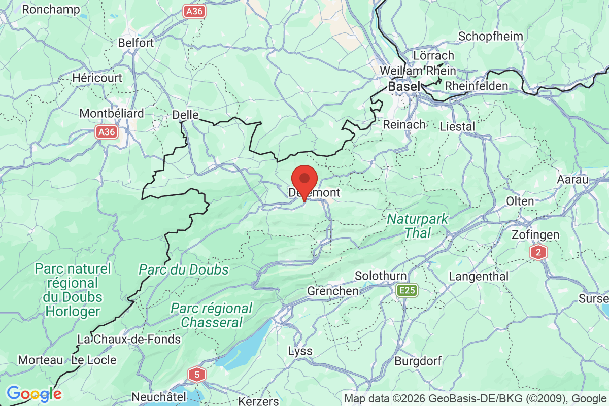 Carte de l'activité