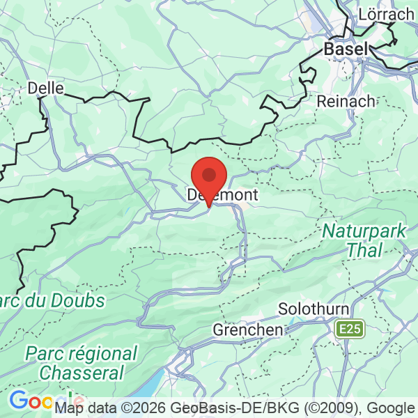 Carte de l'activité
