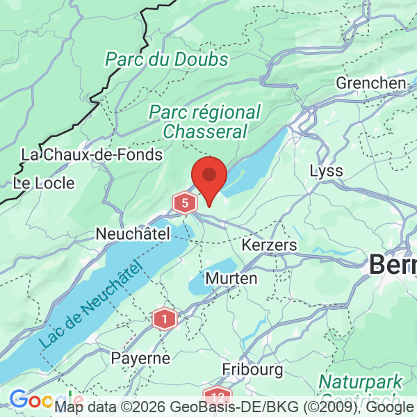 Carte de l'activité