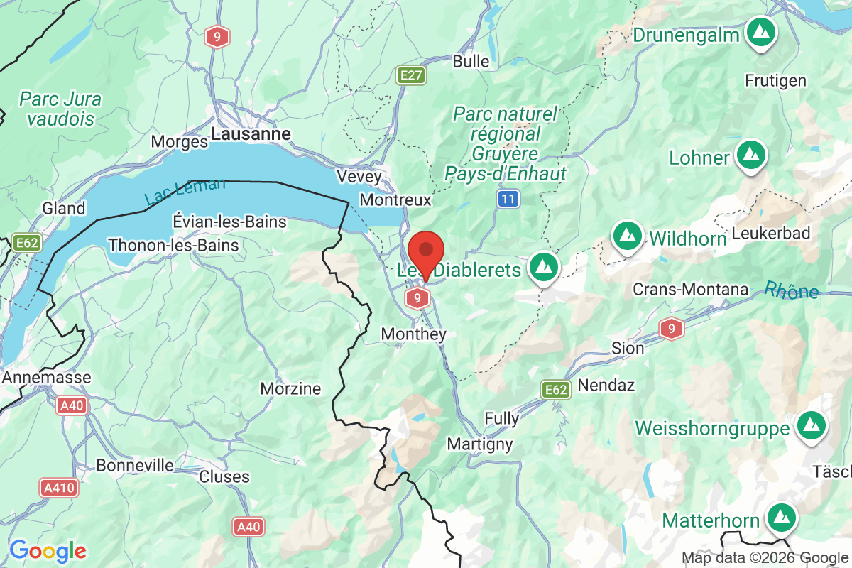 Carte de l'activité