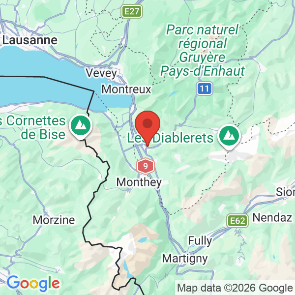 Carte de l'activité