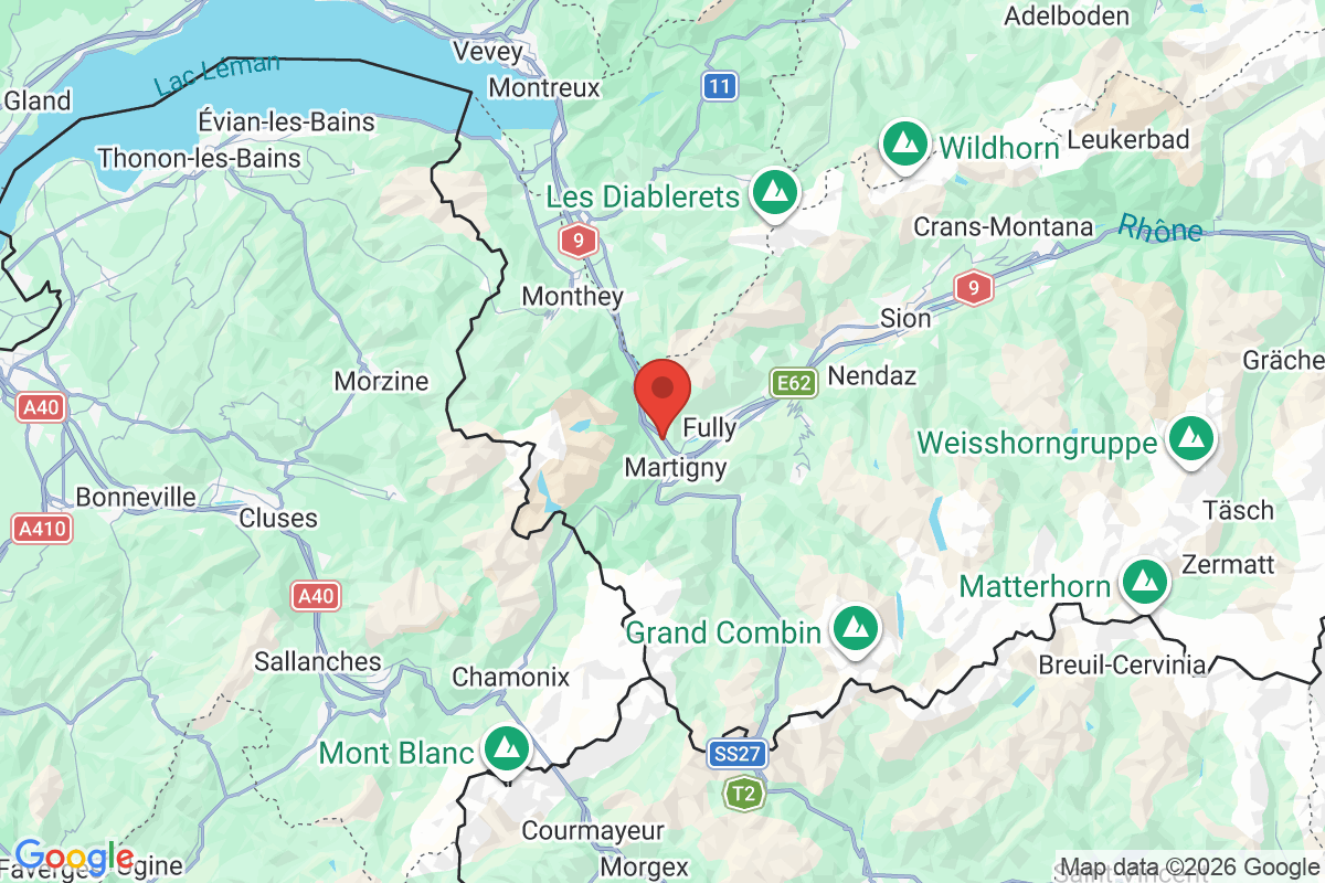 Carte de l'activité