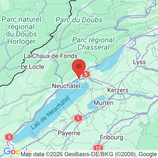 Carte de l'activité