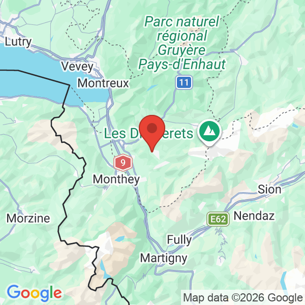 Carte de l'activité