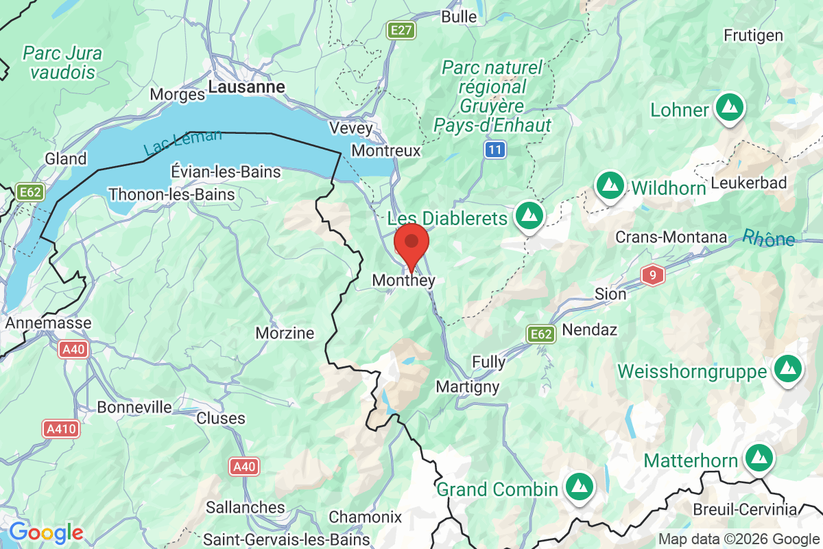 Carte de l'activité