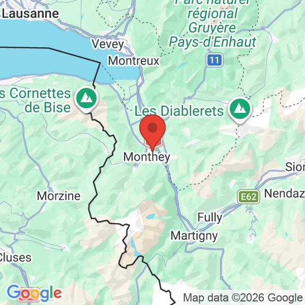 Carte de l'activité