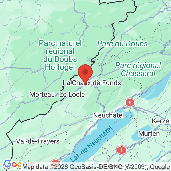 Carte de l'activité