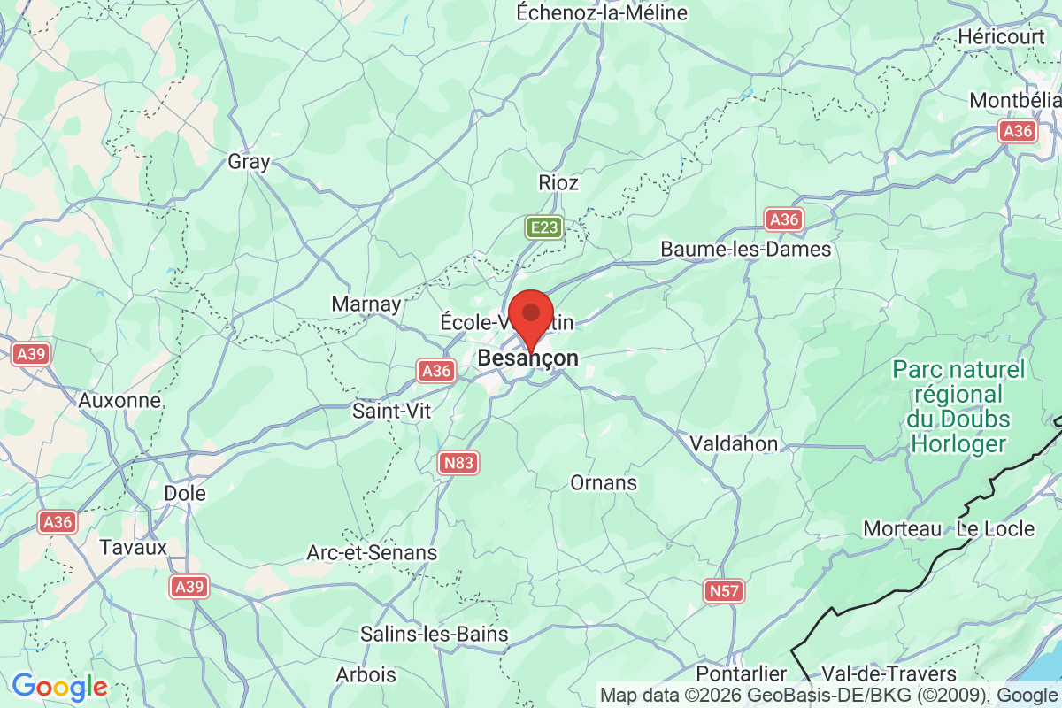 Carte de l'activité