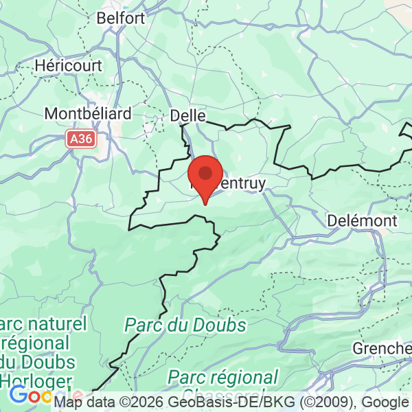 Carte de l'activité