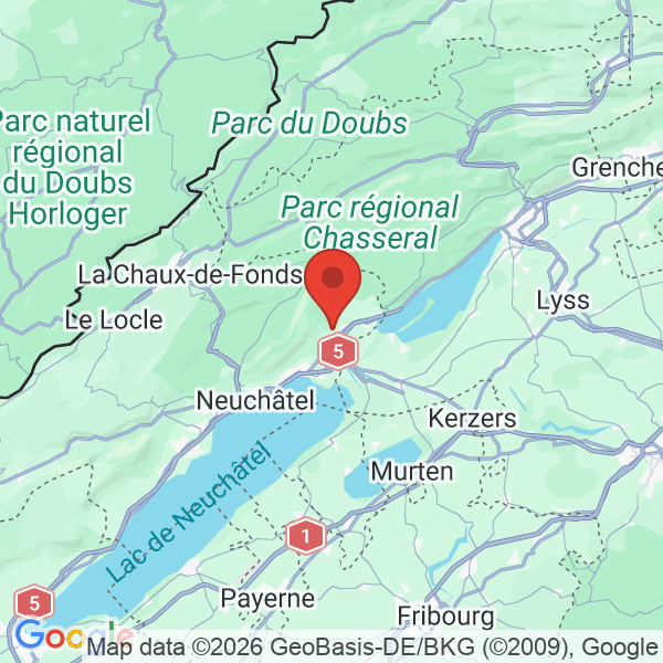 Carte de l'activité
