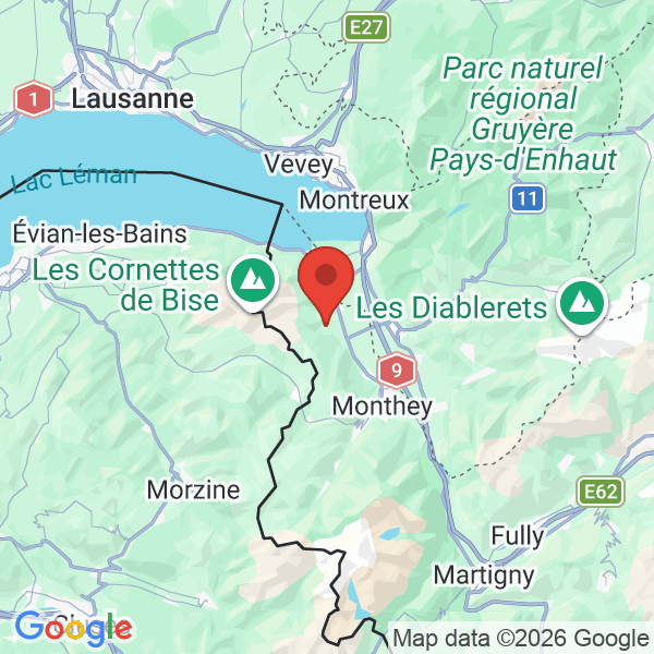 Carte de l'activité