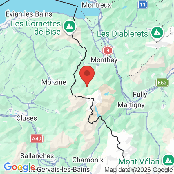 Carte de l'activité