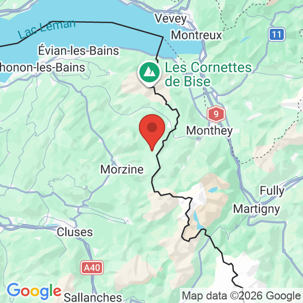 Carte de l'activité