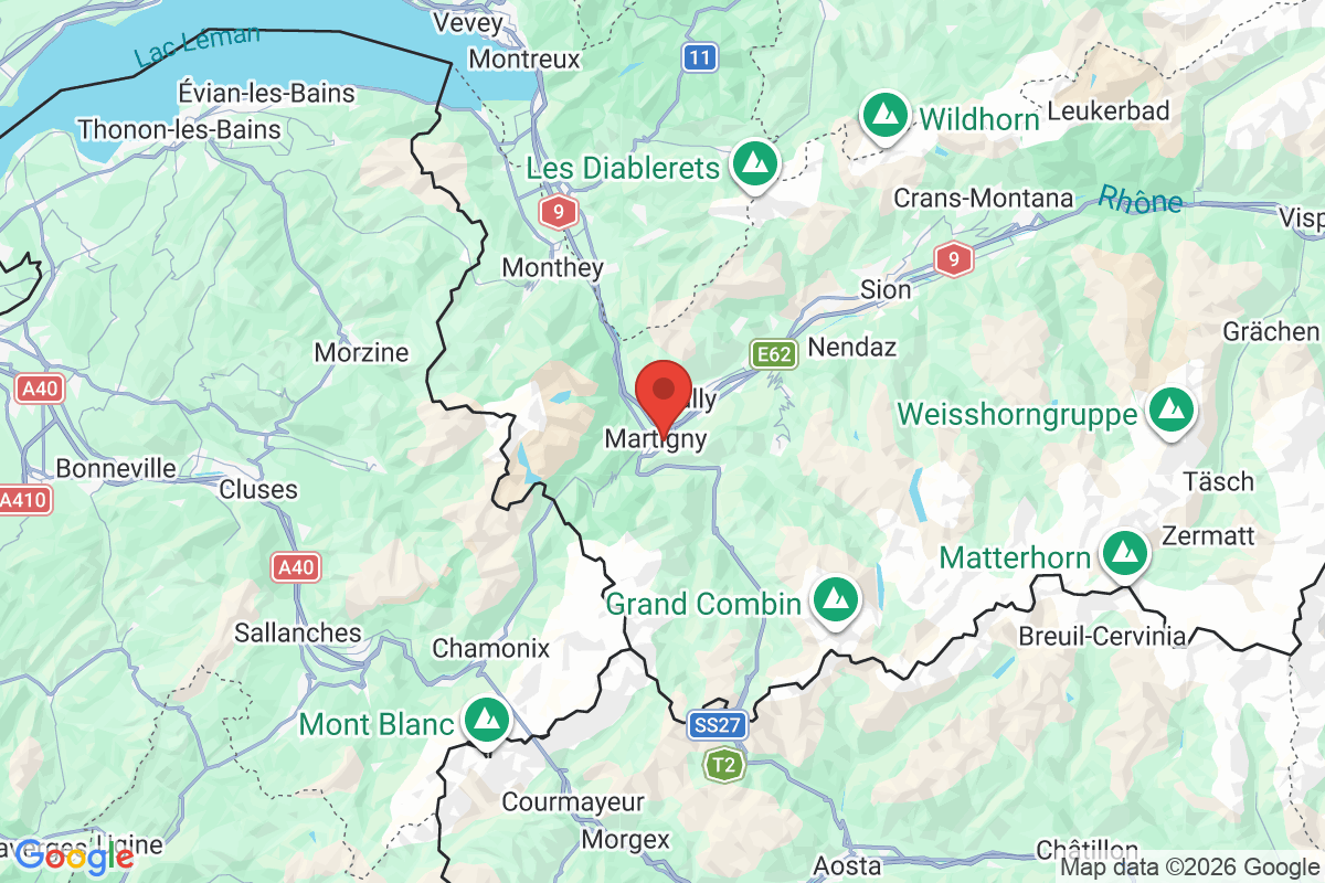 Carte de l'activité