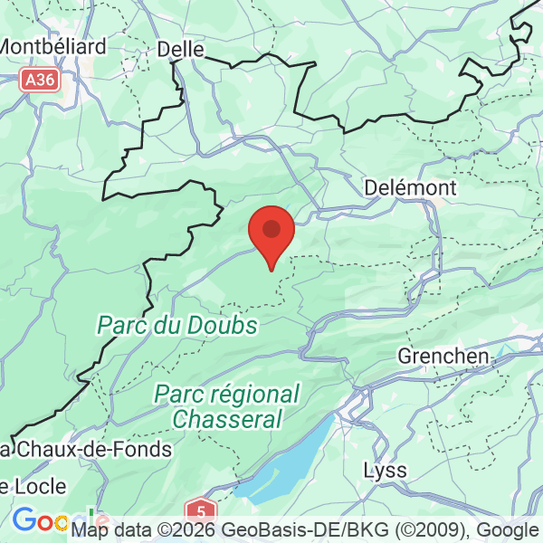 Carte de l'activité