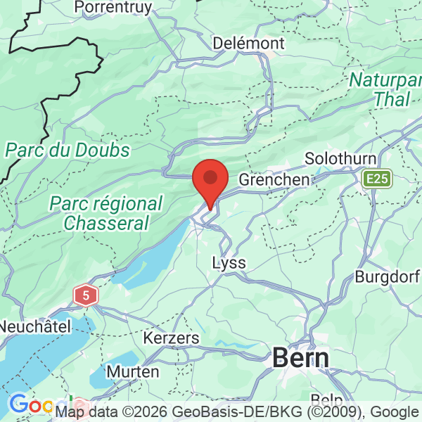 Carte de l'activité