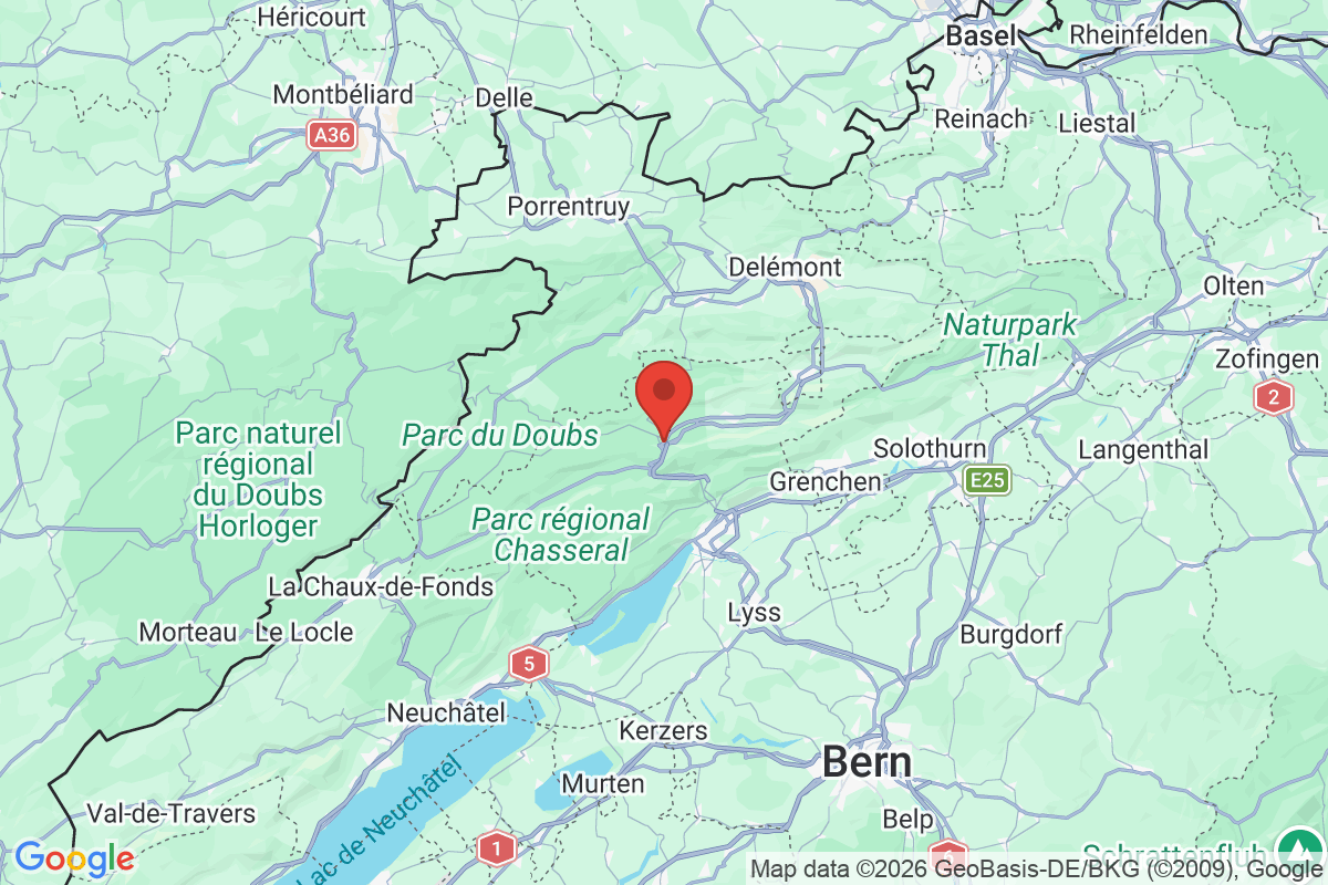 Carte de l'activité