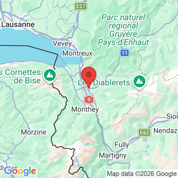 Carte de l'activité