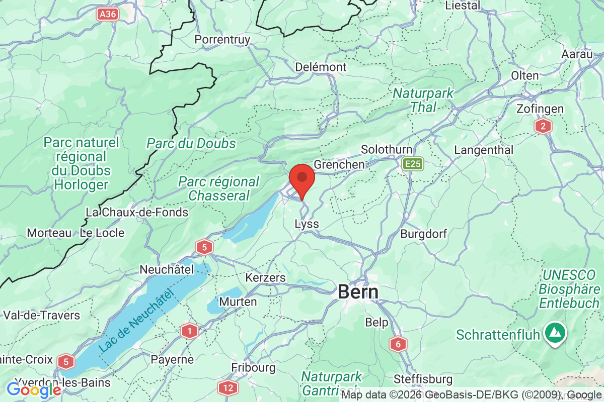 Carte de l'activité
