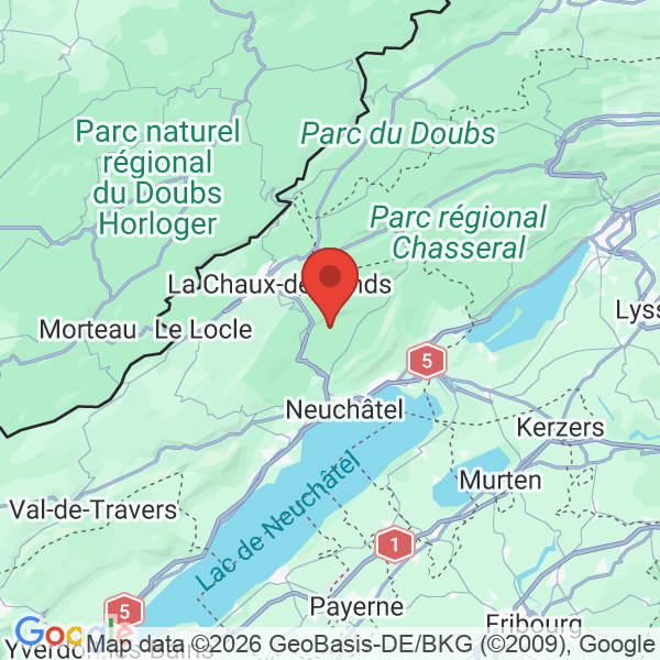 Carte de l'activité