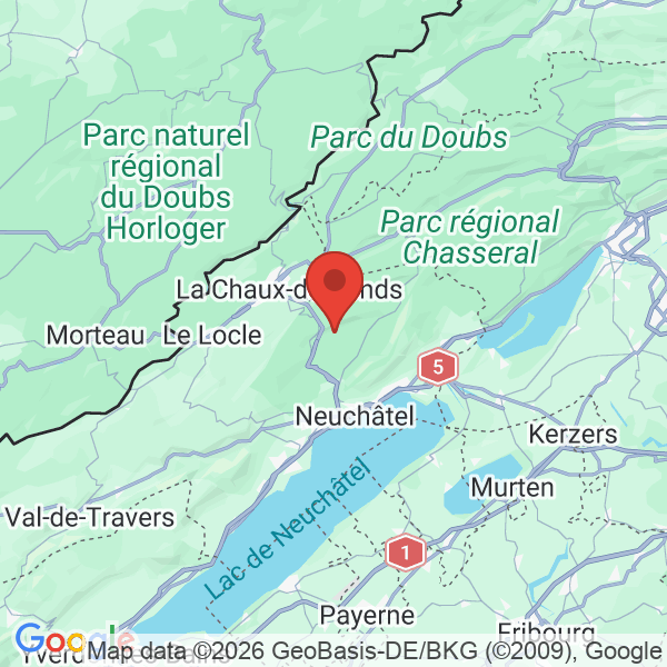 Carte de l'activité