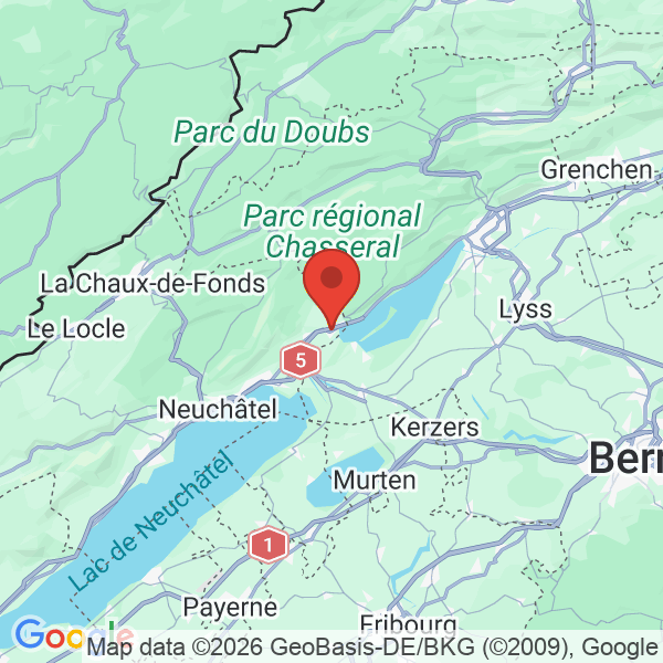 Carte de l'activité