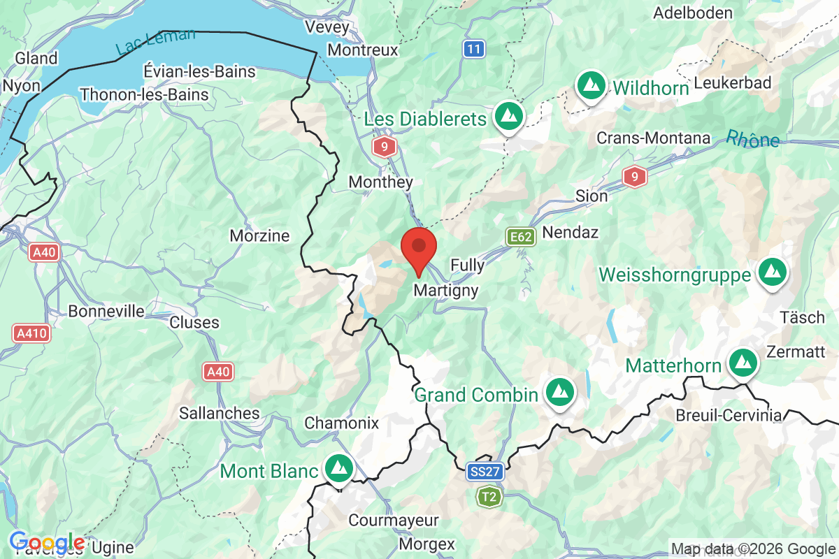 Carte de l'activité