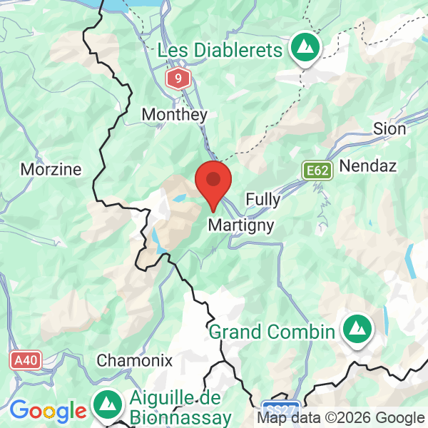 Carte de l'activité
